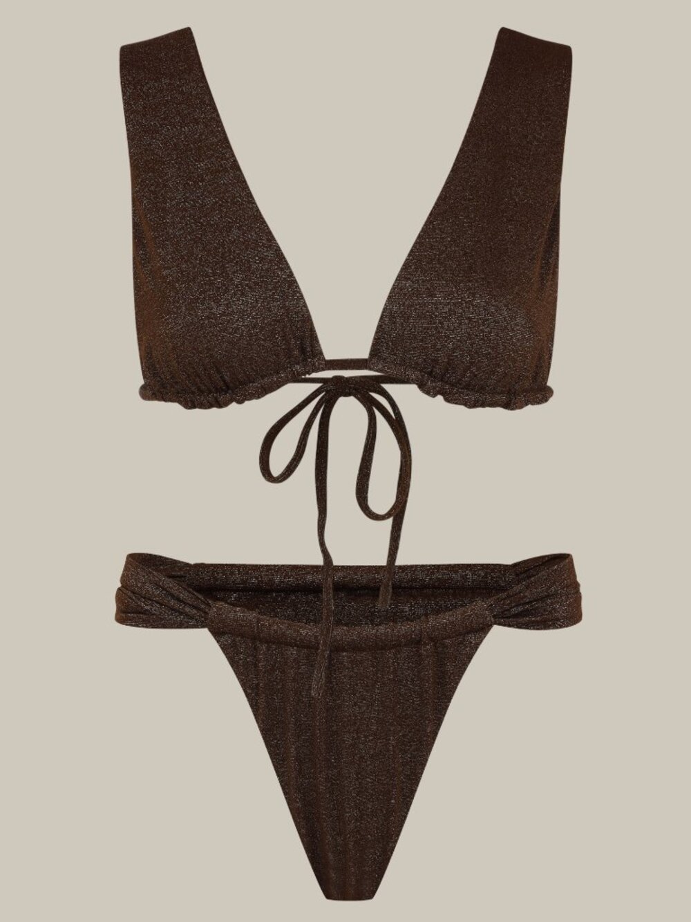 Sienna Swim Fiji Top & Cabo Bottom - Bronze - Size Large